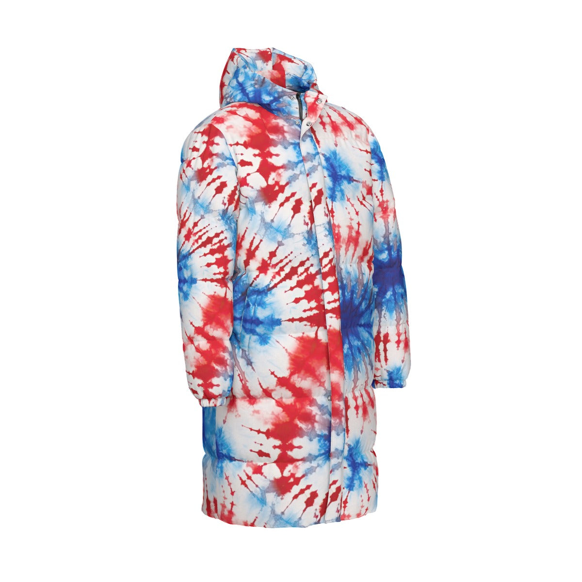 10 Tie Dye Designs, Long Down Jacket / Coat