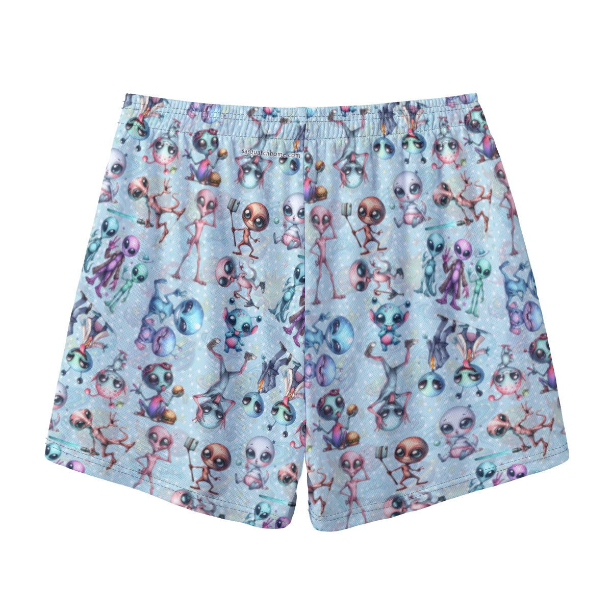 6 Alien Designs, Men’s Sports, Pocketed Shorts