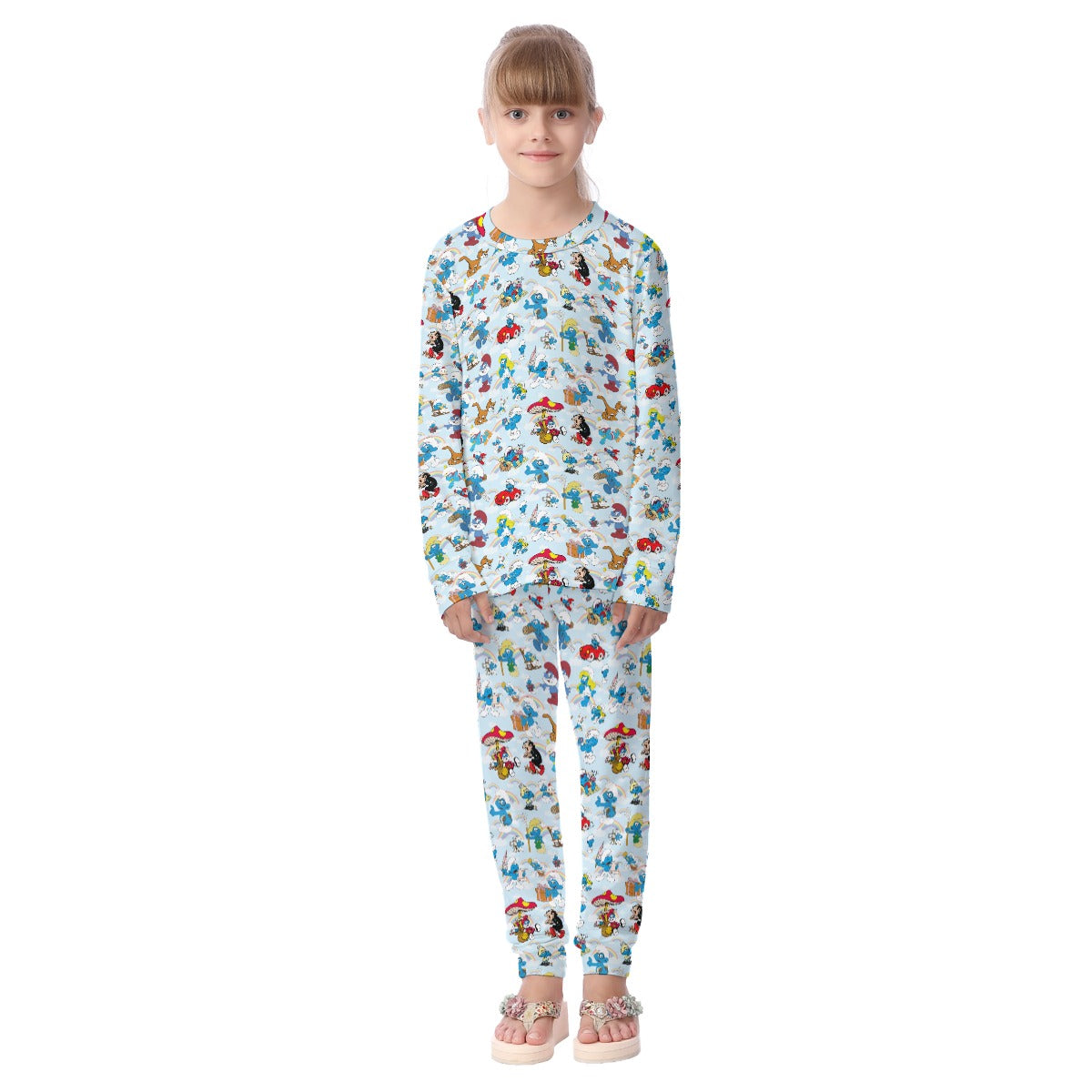 BEAUTIFUL Unique 20 DESIGNS Children Pajama Long 2 Piece Set. Set 2 of 2