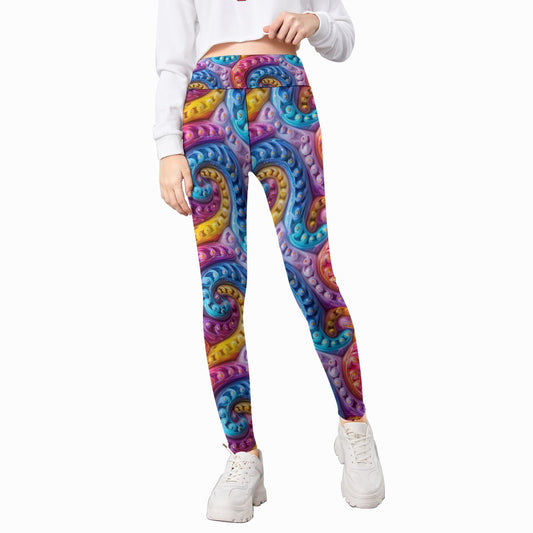 Psychedelic Design, Kid’s Leggings