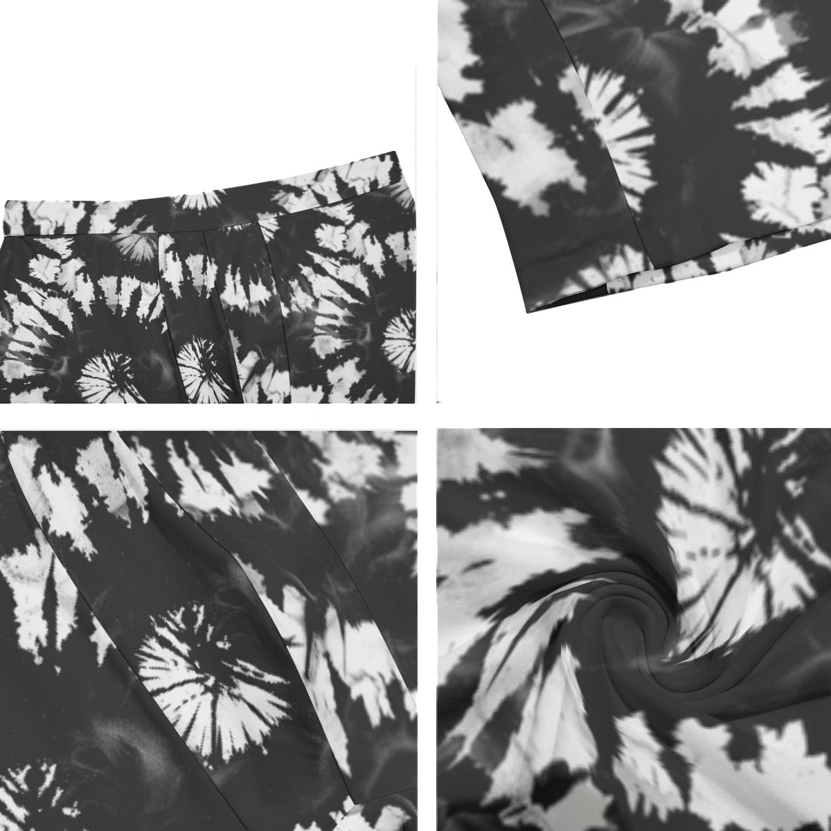 10 Tie Dye Designs, Men’s Long Boxer Briefs