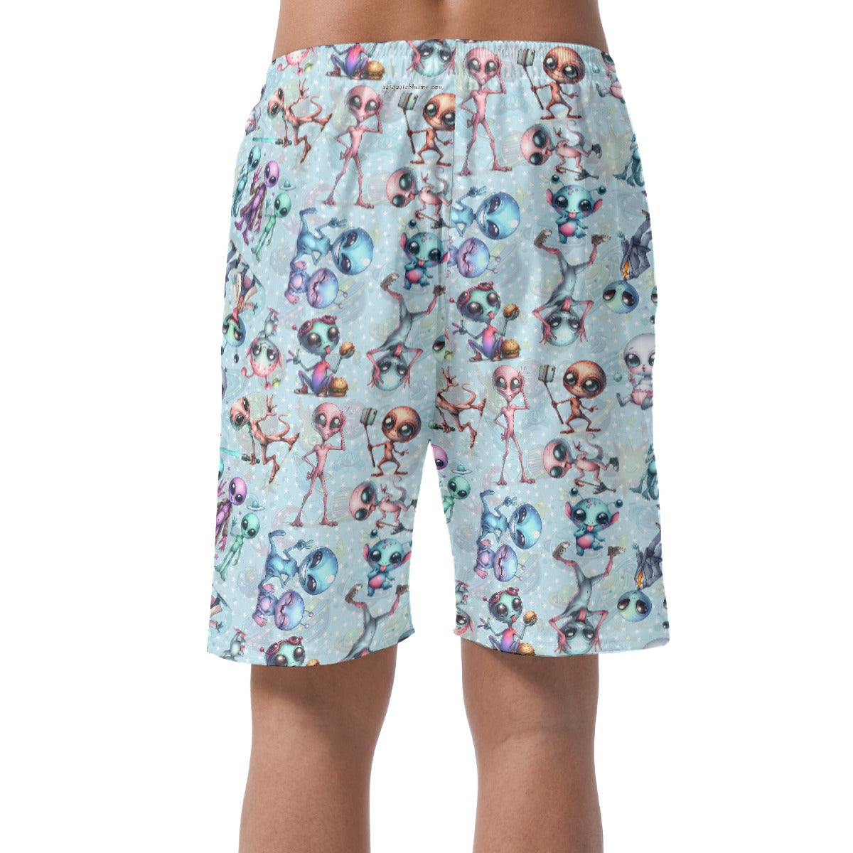 6 Alien Designs, Men’s Lightweight Casual Shorts