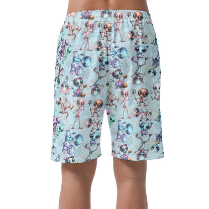 6 Alien Designs, Men’s Lightweight Casual Shorts