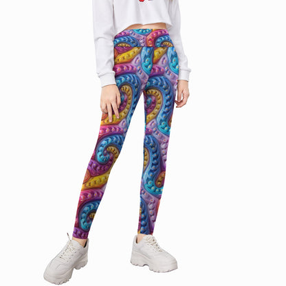 Psychedelic Design, Kid’s Leggings