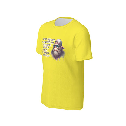 Bigfoot / Sasquatch "Do not mistake..", O Neck Cotton T Shirt