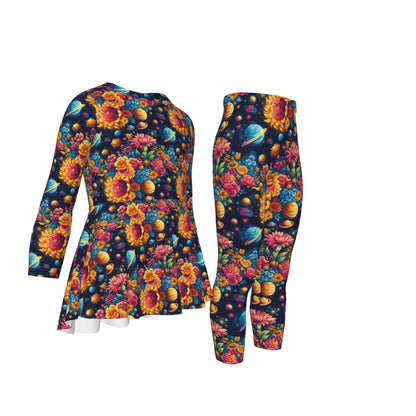 12 Galaxy / Outer Space Designs, Girl’s 2 Piece Casual Suit