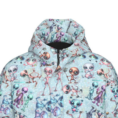 6 Alien Designs, Long Down Jacket / Coat