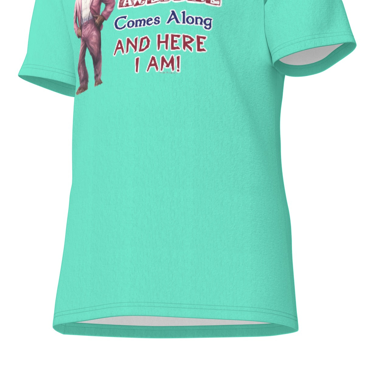 Bigfoot / Sasquatch "every once in a while...", Unisex Short Sleeve O-Neck Cotton T Shirt