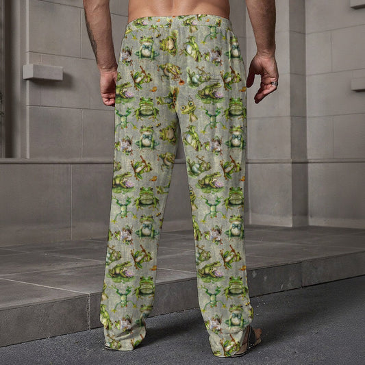 10 Animal Designs, Men’s Loose Casual Pants W/ Pocket