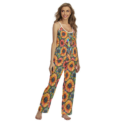 Daisies & Bigfoot, Women's Cami Pajamas Set