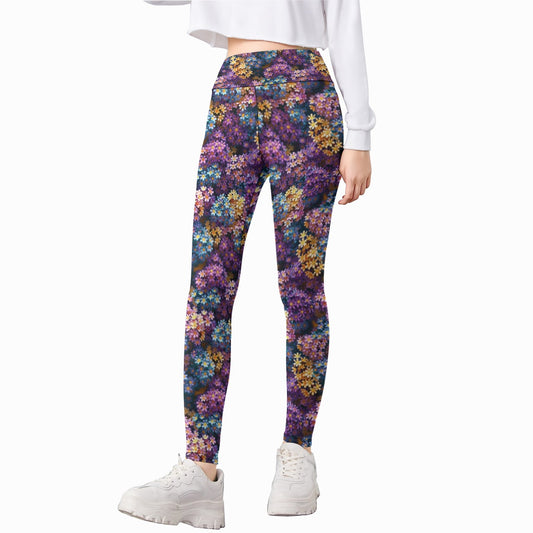 10 Beautiful Flower Designs, Kid’s Leggings