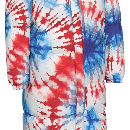 10 Tie Dye Designs, Long Down Jacket / Coat