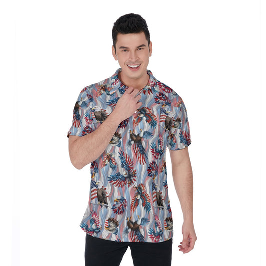 8 Patriotic Designs, Men's Polo Shirts