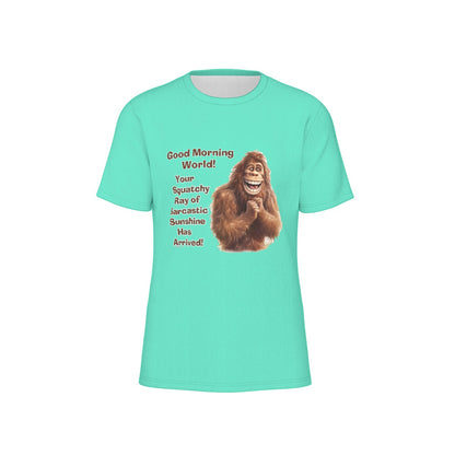Bigfoot / Sasquatch "Good Morning...", Unisex Short Sleeve O-Neck Cotton T Shirt