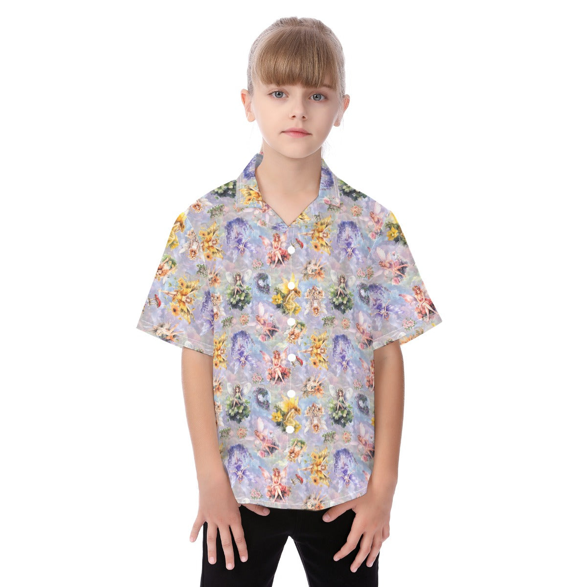 6 Fairy Designs, Kid's Hawaiian Vacation Shirt
