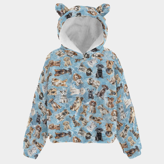 Kid’s Borg Fleece Sweatshirt With Ears