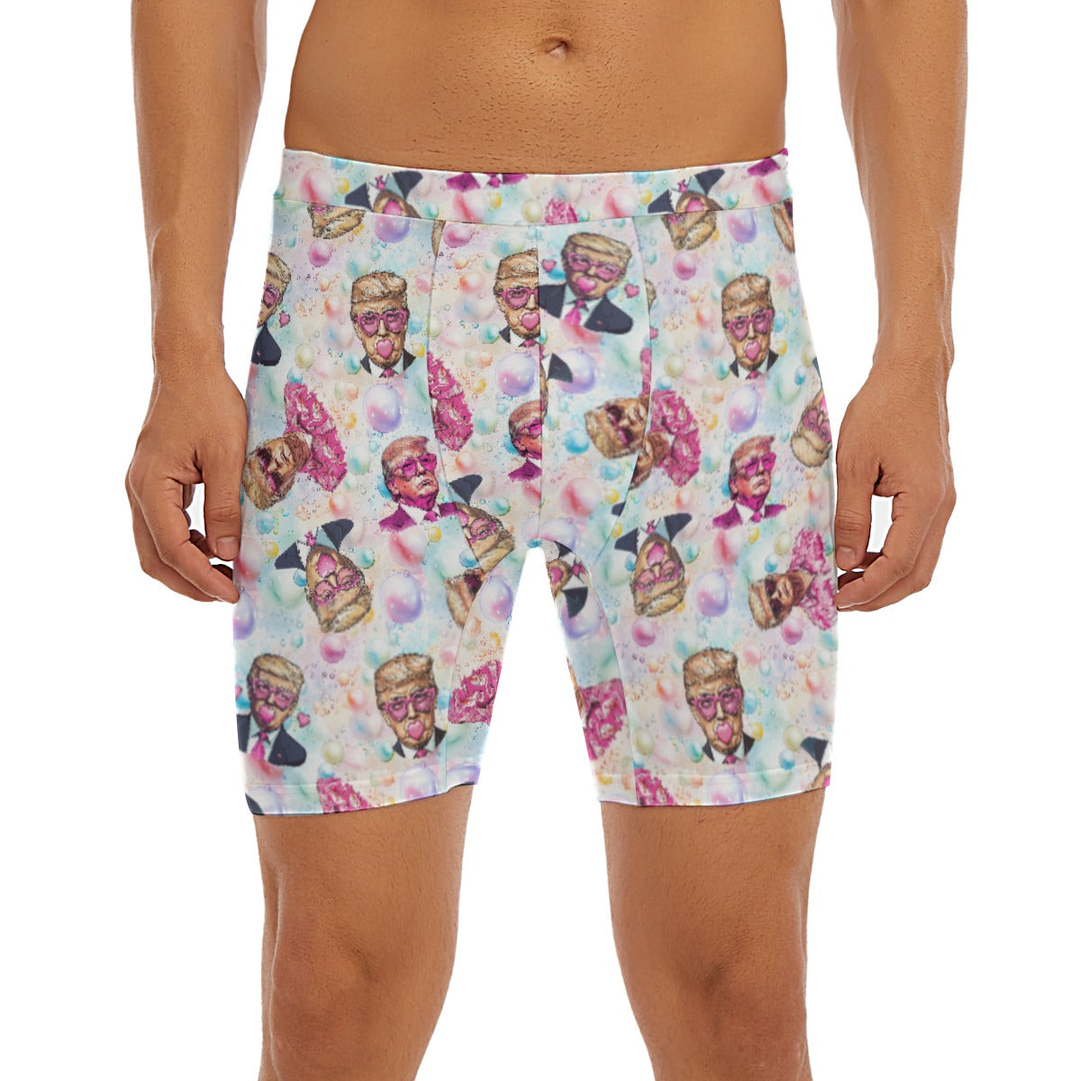 10 Donald Trump Designs, Men’s Long Boxer Briefs
