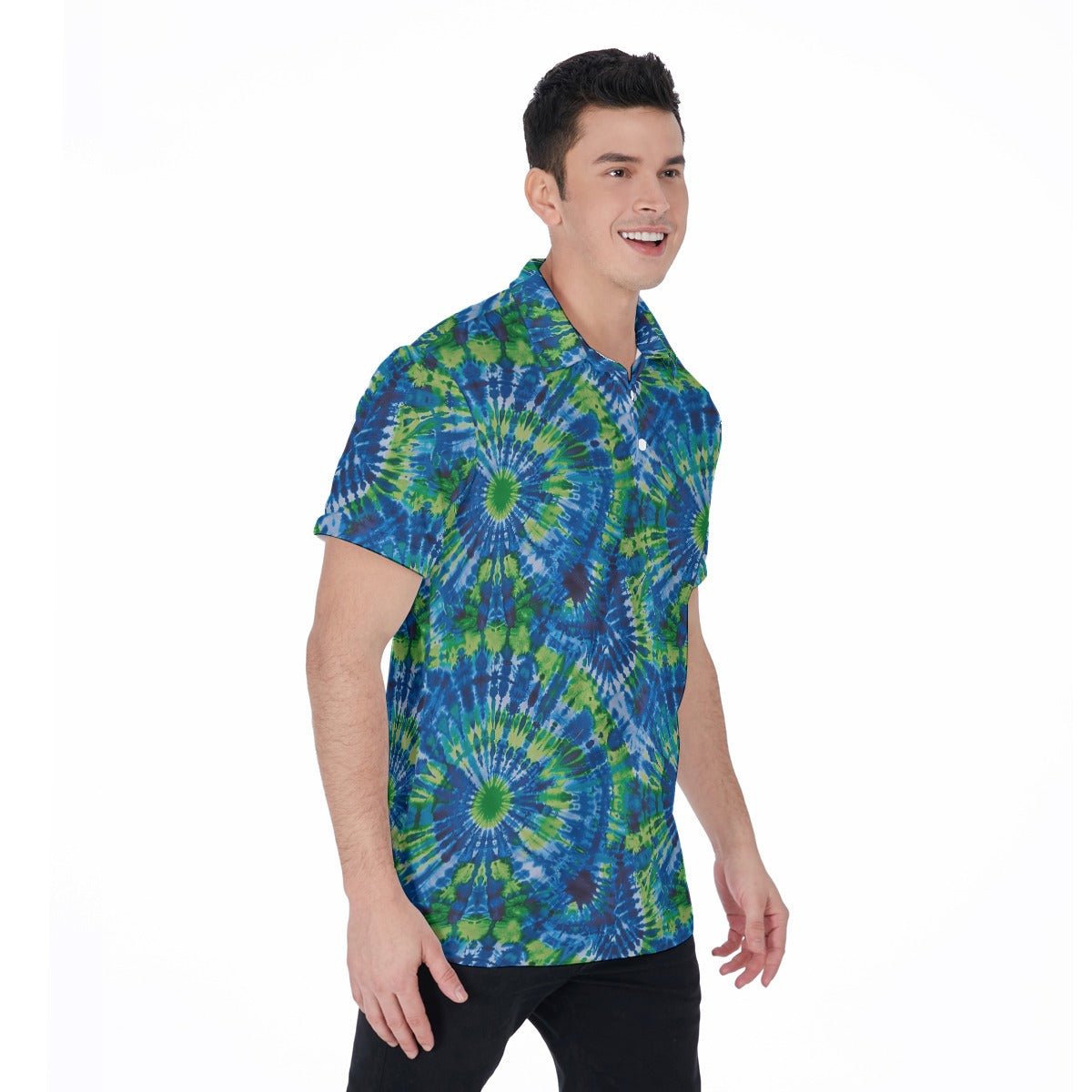 10 Tie Dye Designs, Men's Polo Shirts