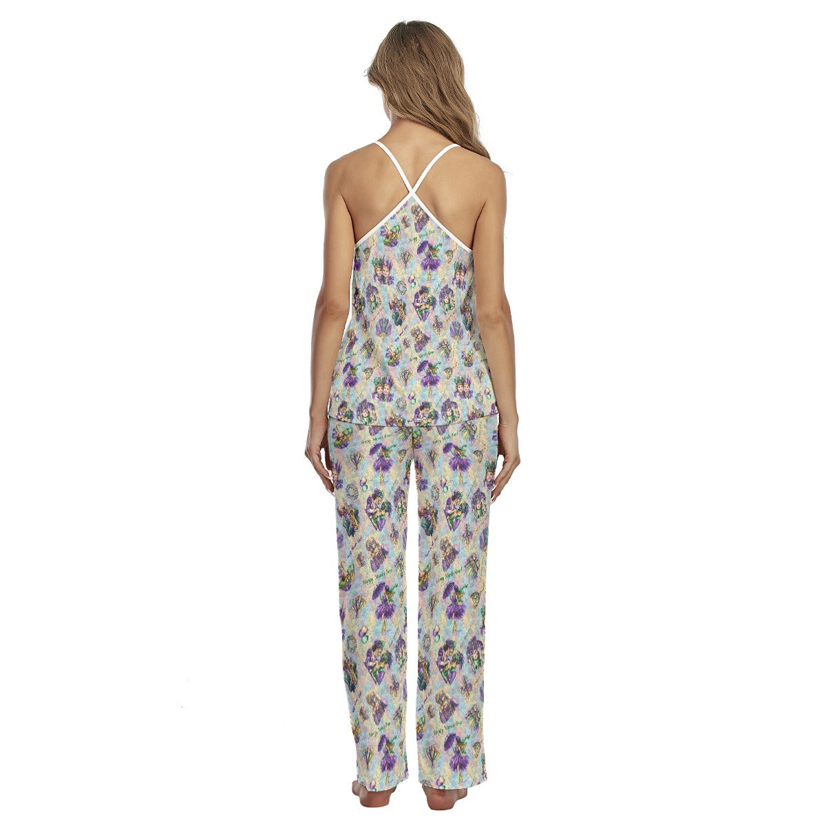 Mardi Gras Women's Cami Pajamas Set