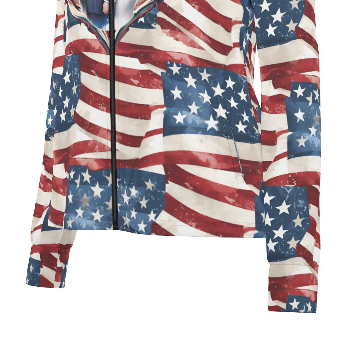 Donald & Melania Trump, Women’s Long Sleeve Thumbhole Jacket