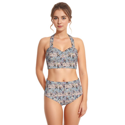 10 Donald Trump Designs Women’s Bikini Halter Swimsuit, Two Piece Set