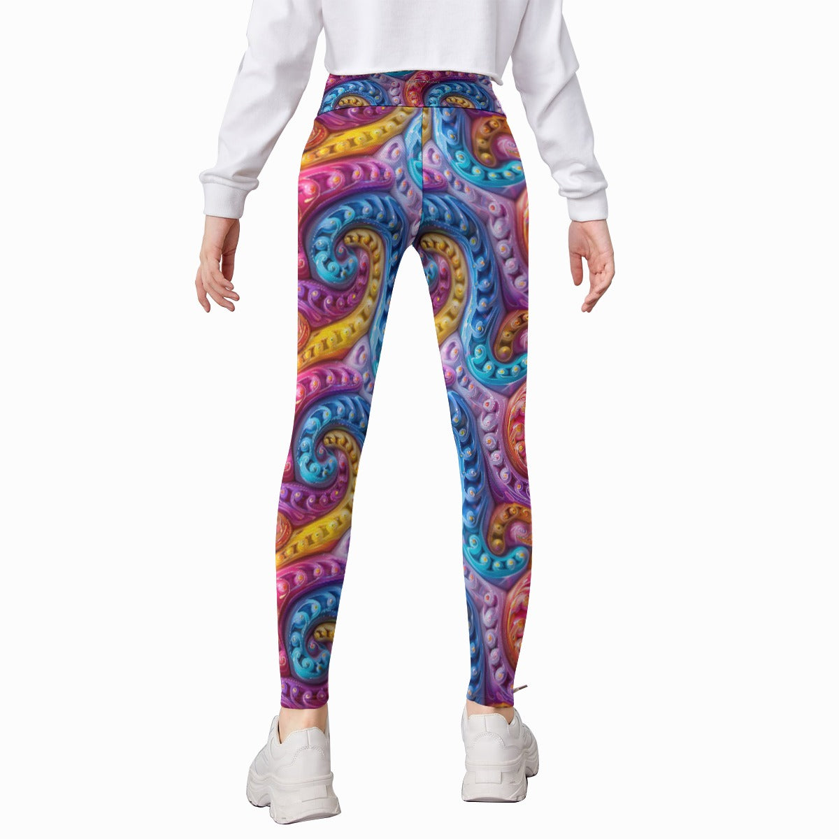 Psychedelic Design, Kid’s Leggings