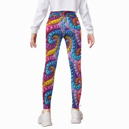Psychedelic Design, Kid’s Leggings