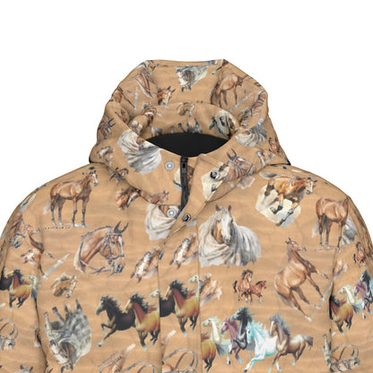 10 Animal Designs, Long Down Jacket / Coat