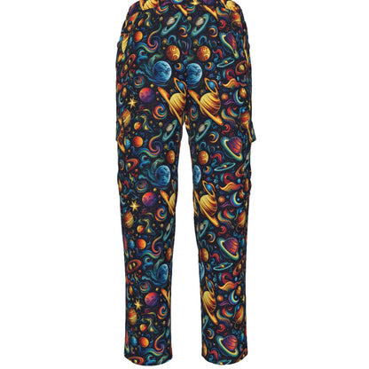 12 Galaxy / Outer Space Designs, Men’s Cargo Pants w/ Pockets