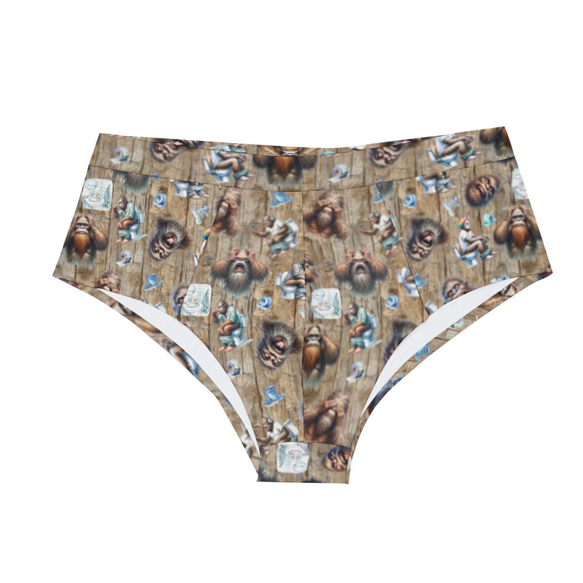 10 Bigfoot / Sasquatch Designs, Men’s Polyester Triangle, Low Rise Underwear