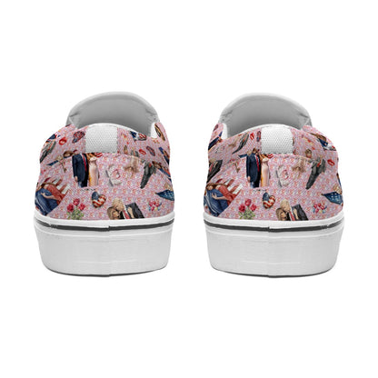 Donald Trump Themed, Women's Slip On Sneakers