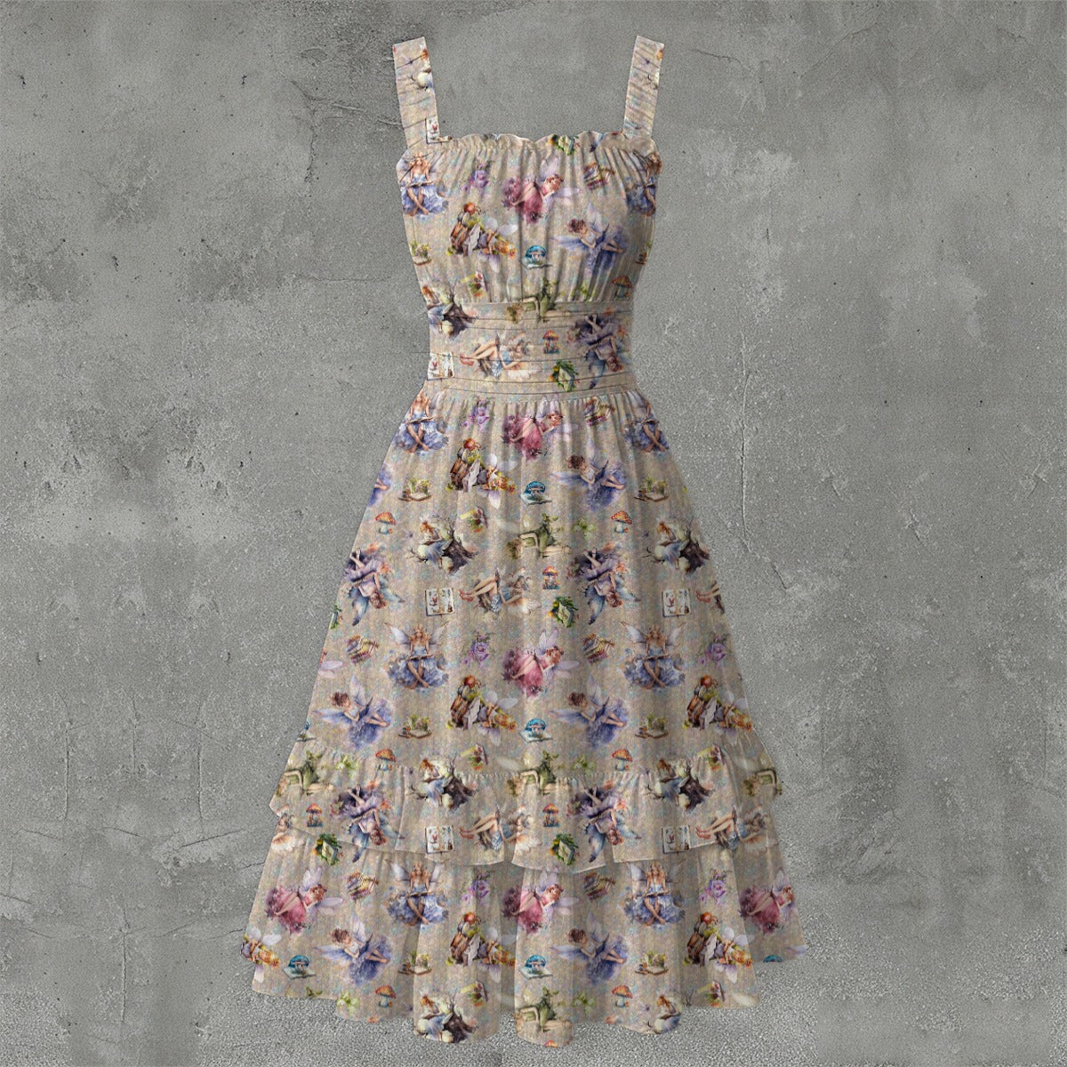 6 Fairy Designs, Women’s Ruffle Hem Dress