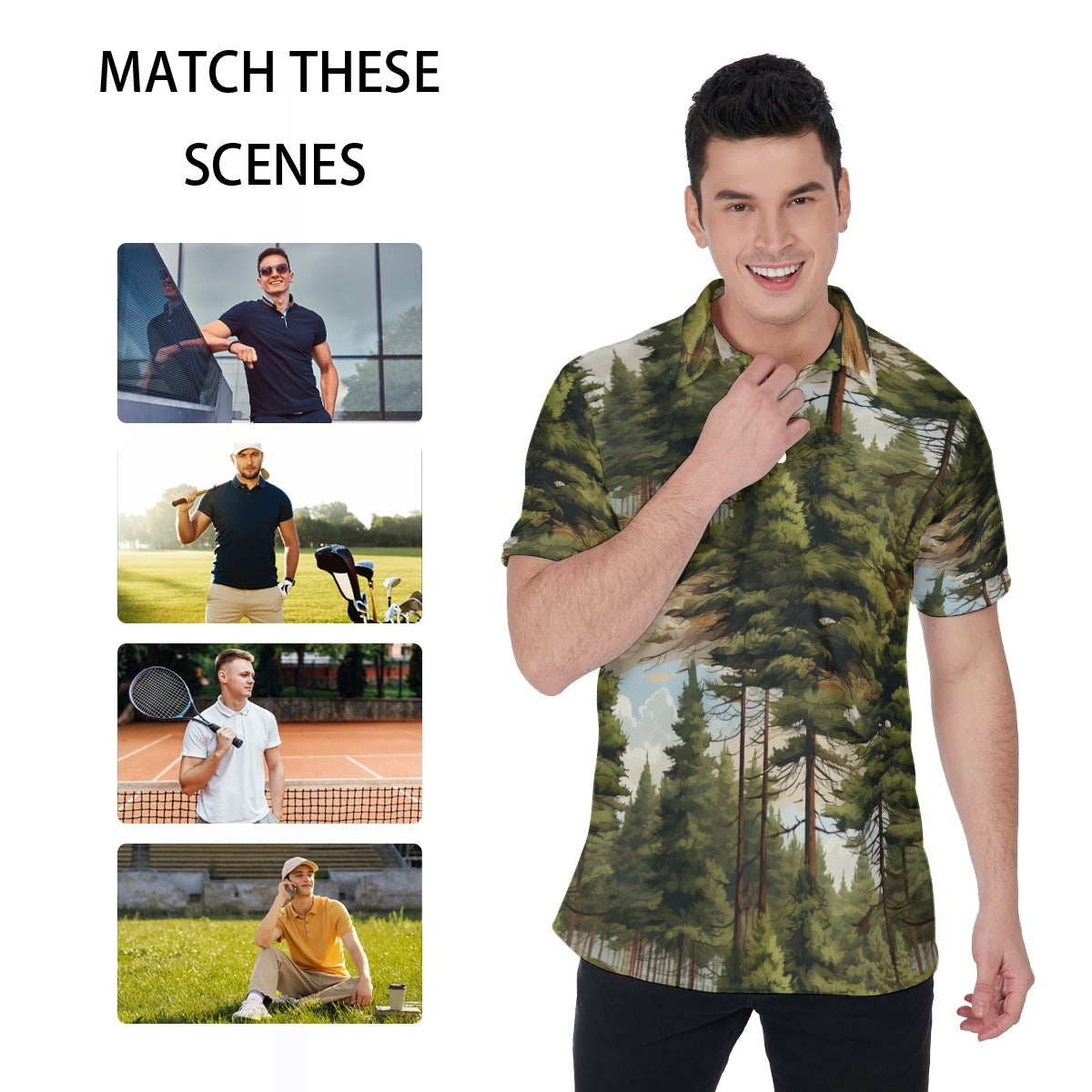 Woods Design, Men's Polo Shirts
