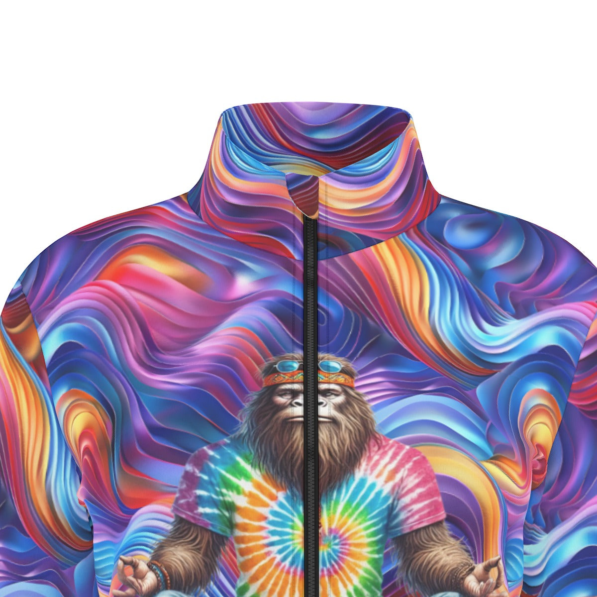 Hippie Bigfoot / Sasquatch, Women’s Long Sleeve Thumbhole Jacket