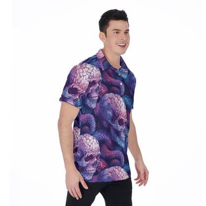 Colorful Skulls, Men's Polo Shirts