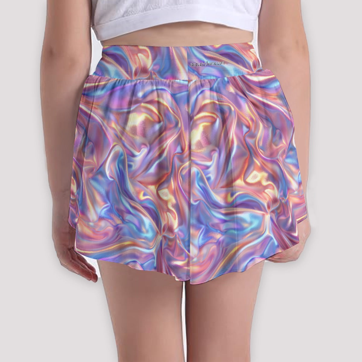 Unicorn, Girls Sports Culottes, Butterfly Shorts w/ Pocket