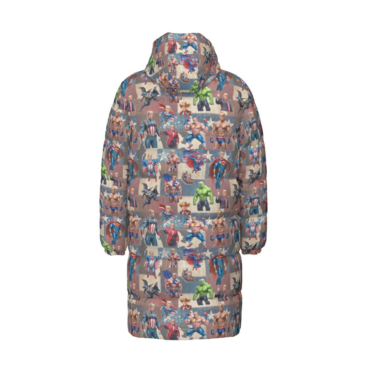 10 Donald Trump Designs, Long Down Jacket / Coat