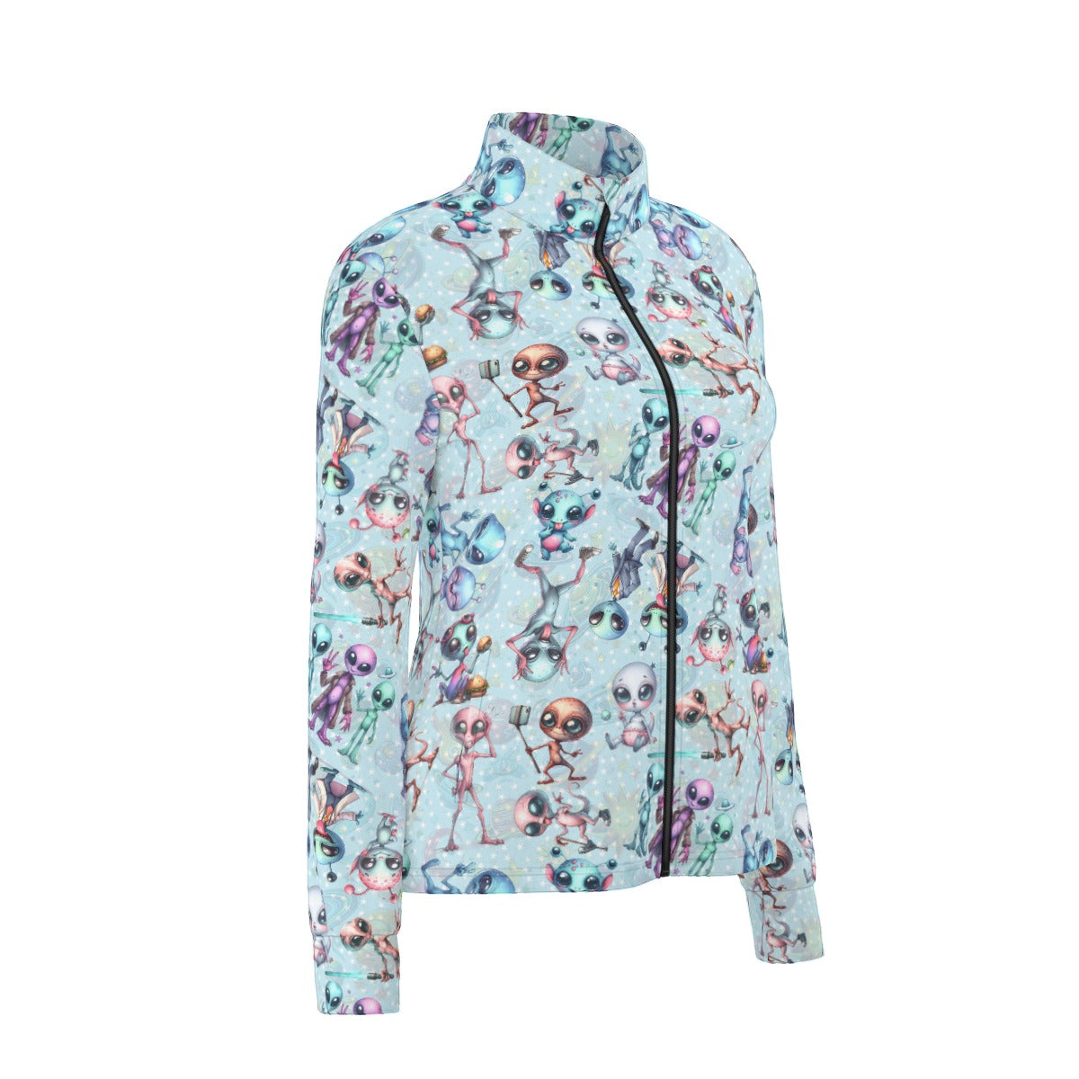 6 Alien Designs, Women’s Long Sleeve Thumbhole Jacket