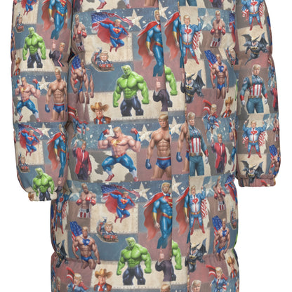 10 Donald Trump Designs, Long Down Jacket / Coat