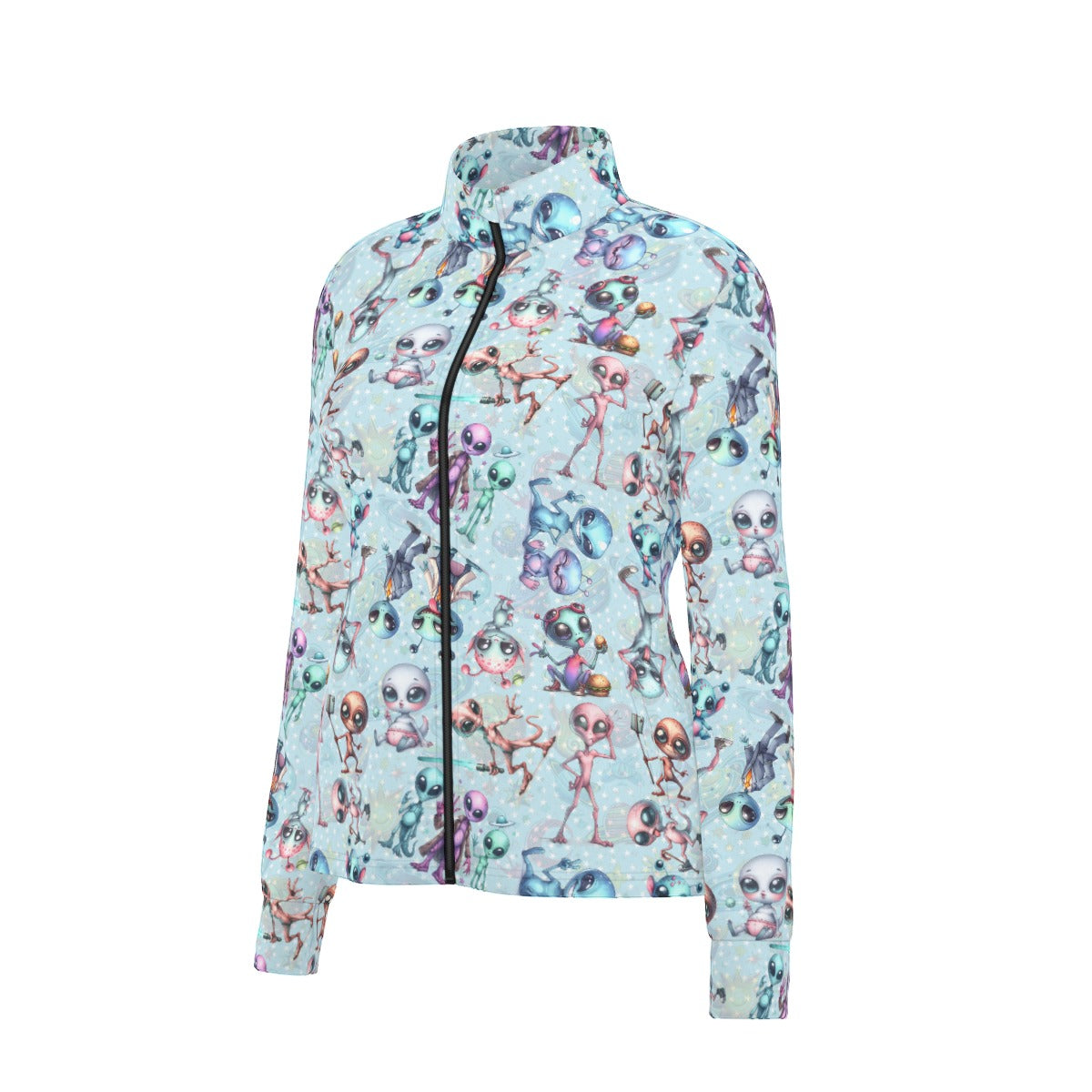 6 Alien Designs, Women’s Long Sleeve Thumbhole Jacket