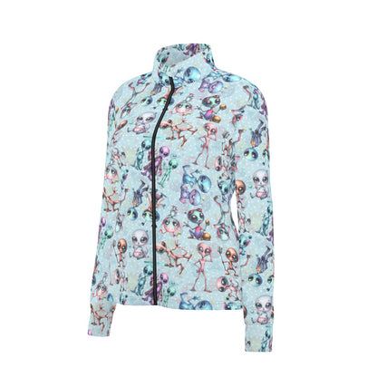 6 Alien Designs, Women’s Long Sleeve Thumbhole Jacket