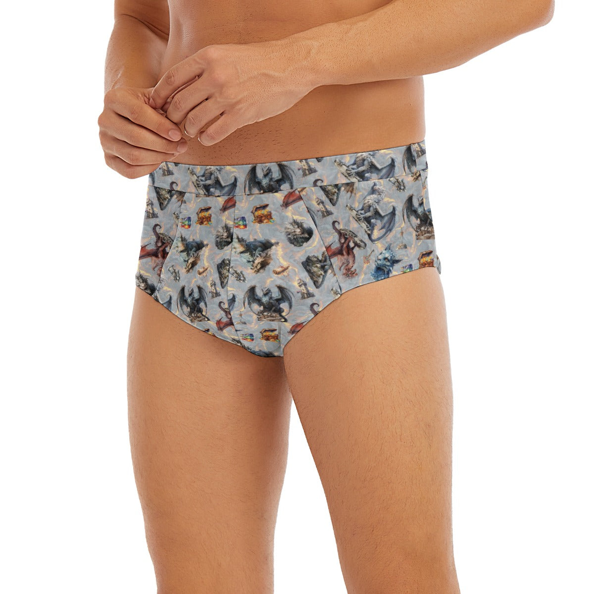 10 Misc Designs, Men’s Polyester Triangle, Low Rise Underwear