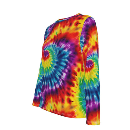 10 Tie Dye Designs, Women’s Oversized Cotton Tee Shirt