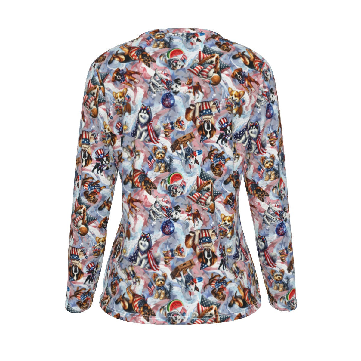 8 Patriot Designs, Women’s Oversized Cotton Tee Shirt