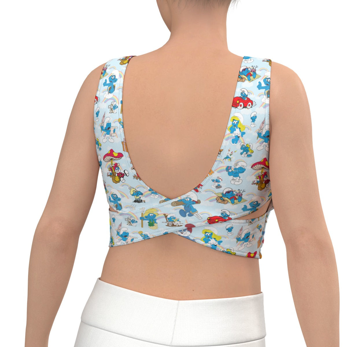 Misc Designs Womens Back Cross Sports Bra