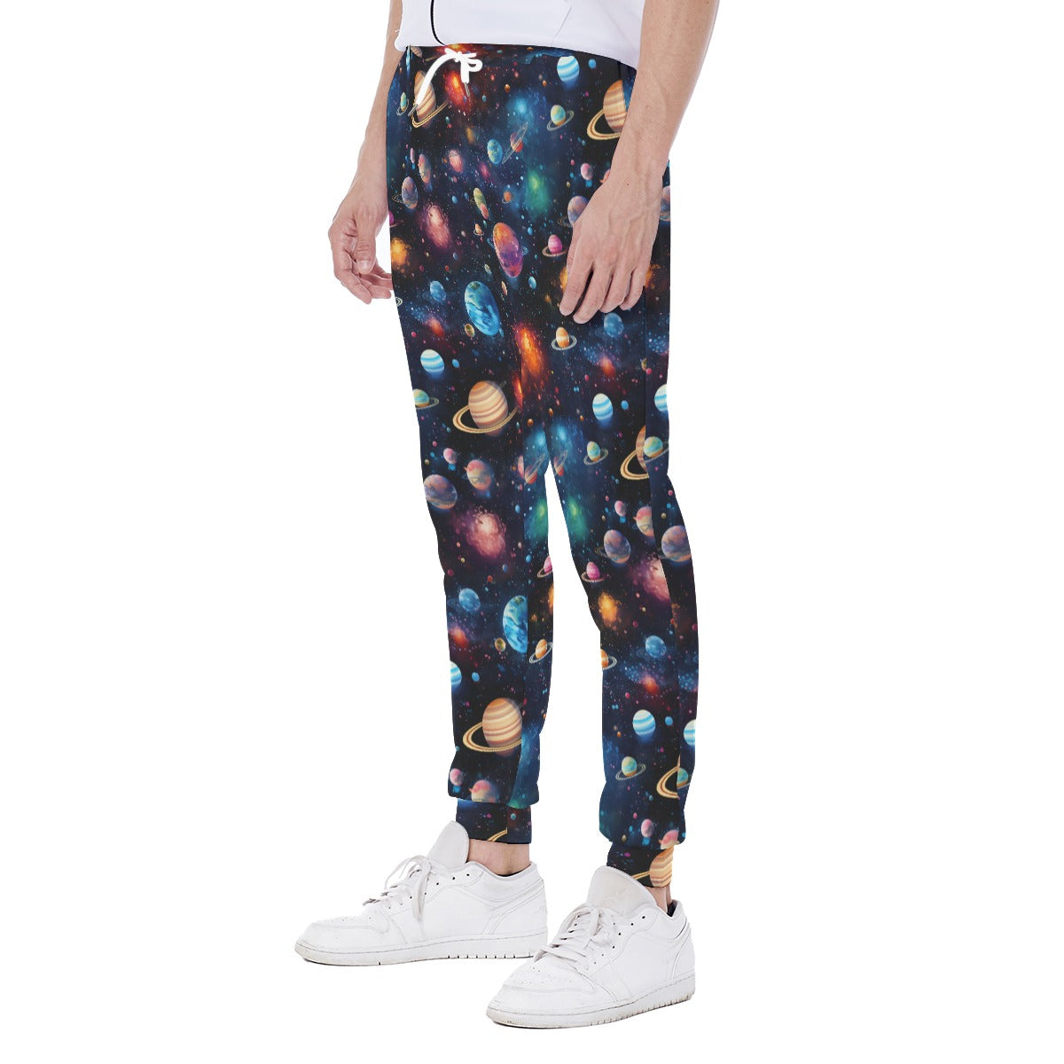 12 Galaxy / Outer Space Designs, Men’s Sweatpants w/ Back Pocket