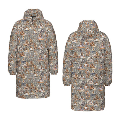 10 Bigfoot / Sasquatch Designs, Long Down Jacket / Coat