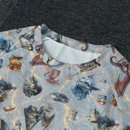 10 Misc Designs, Men’s Raglan Sleeve Pajamas with Wide Ankles