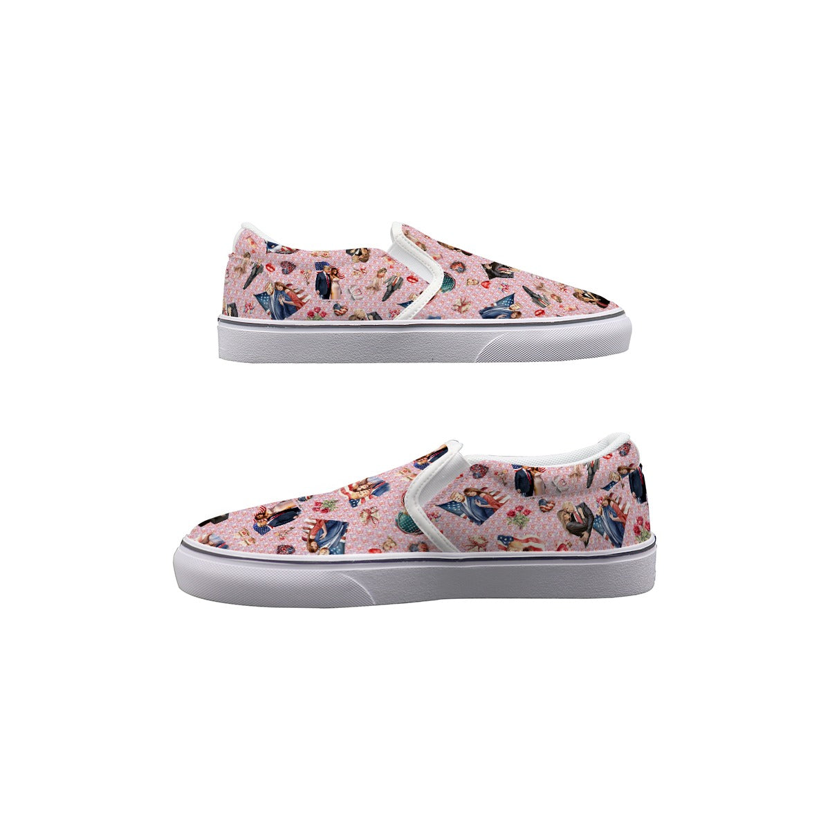 Donald Trump Designs, Women's Slip On Sneakers