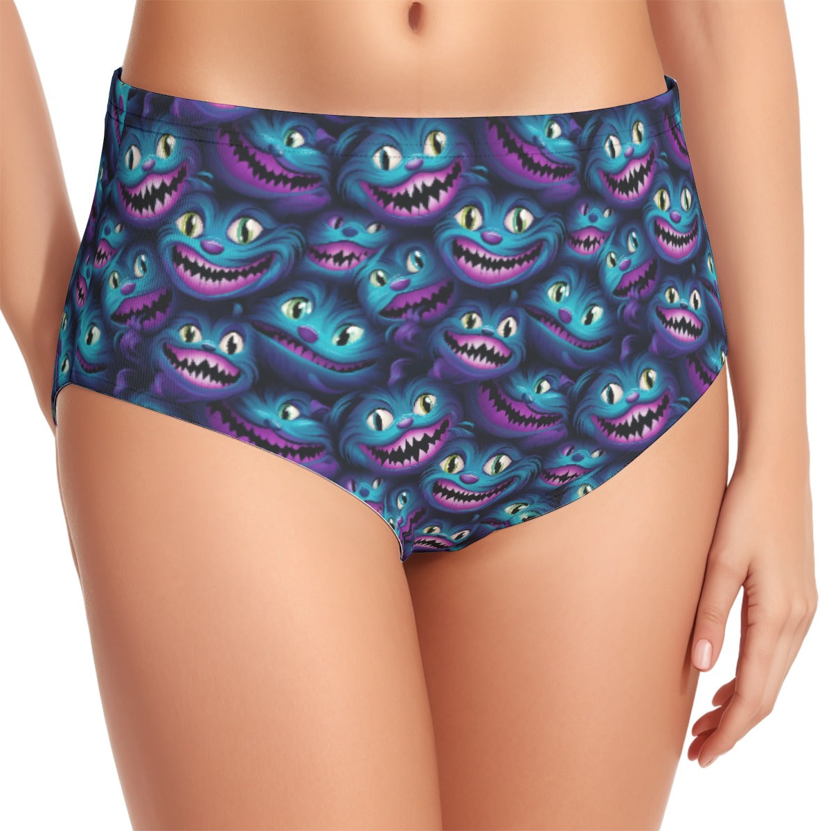 Cheshire Cat Designs, Women’s Bikini Halter Swimsuit, Two Piece Set